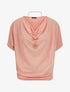 Top en maille fine coupe loose - Rose - 3