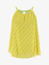 Top évasé texturé sans manches - Vert anis - 4