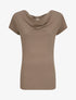 Top droit à détail noeud stylisé - Taupe - 4