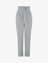 Pantalon droit uni à double passants - Gris - 1