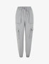 Pantalon cargo fluide à bords élastiqués - Gris - 4