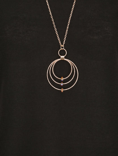 Top à bords arrondis en maille fine - Noir - 3