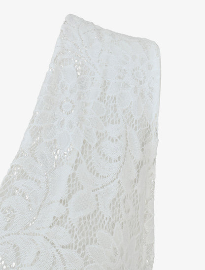 Robe élastiquée à jupe imprimé feuillage - Vert d&