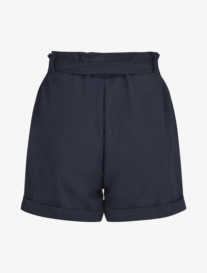 Short uni à revers - Marine - 2