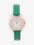 Montre effet croco à strass - Vert - 2