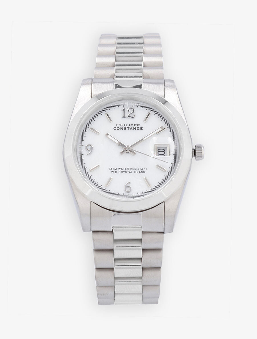 Montre en acier inoxydable - Argent - 3