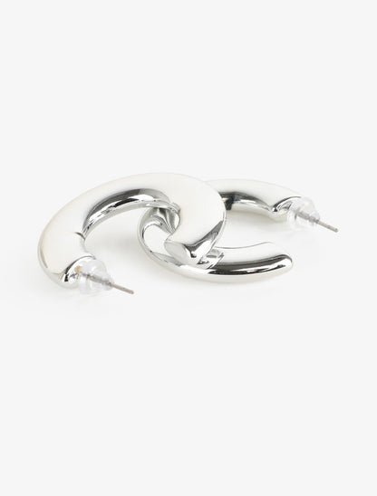 Petites créoles plates - Argent - 2