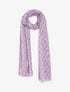 Foulard imprimé mosaïque irisé - Violet - 1
