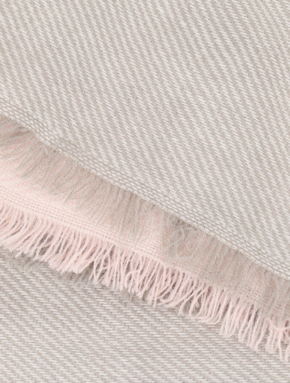 Foulard color block - Rose - 3