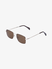 Lunettes de soleil rectangulaires - Brun - 2