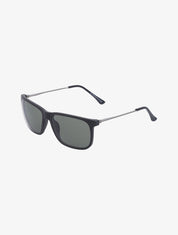 Lunettes de soleil forme rectangulaire - Vert foncé - 1