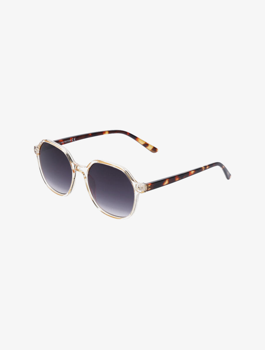 Lunettes de soleil octogonale - Jaune - 2