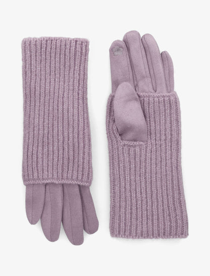 Gants tactiles et mitaines - Mauve - 1
