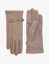 Gants bi-matière - Taupe - 1