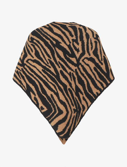 Châle motif tigré - Camel - 2