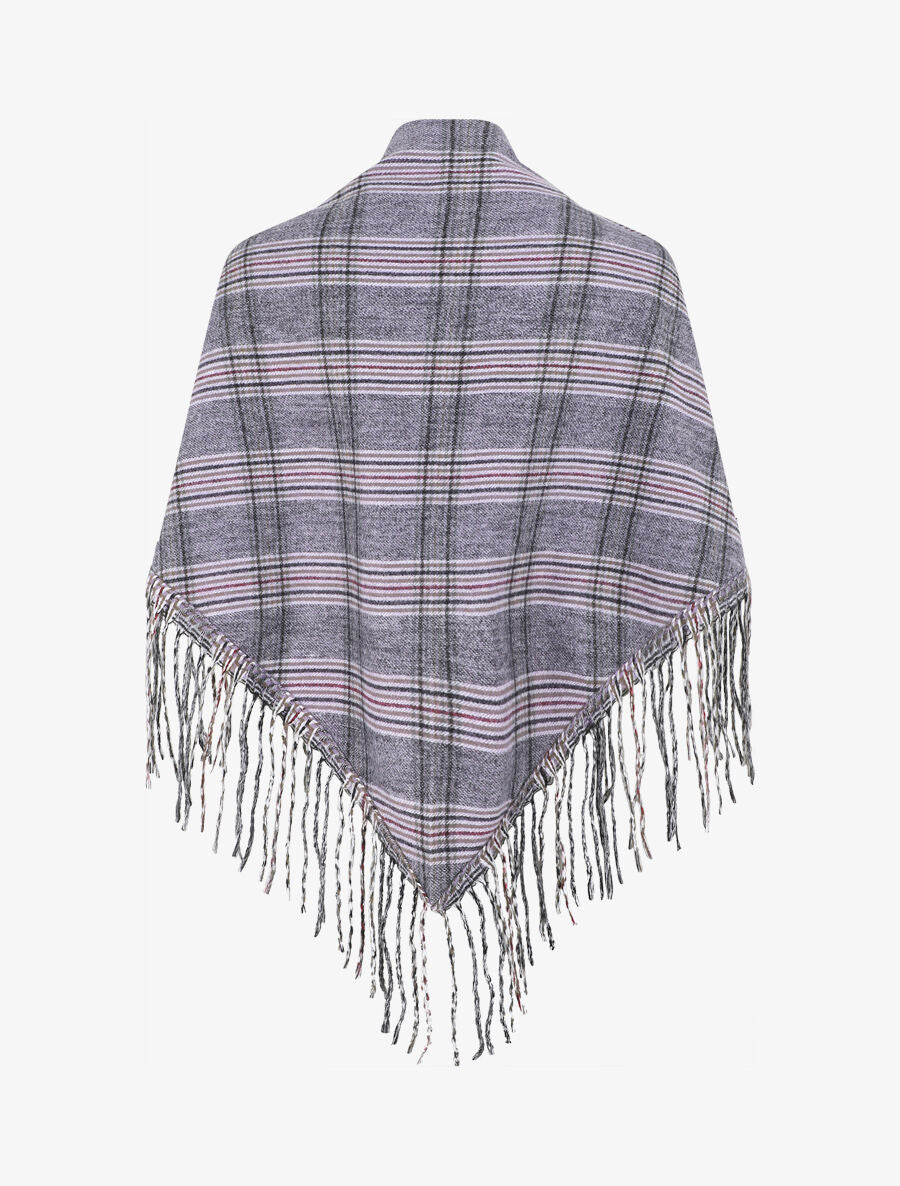 Châle motif prince de Galles - Lilas - 2
