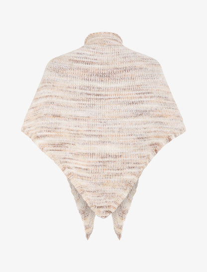 Châle en maille - Beige - 2