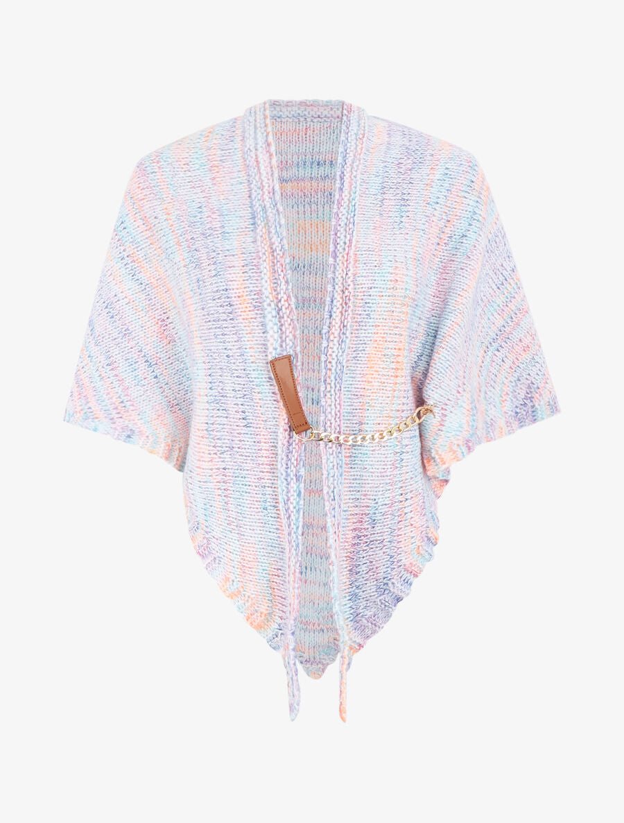 Châle en maille - Multicolore - 1
