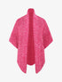 Châle uni reversible - Fushia - 1