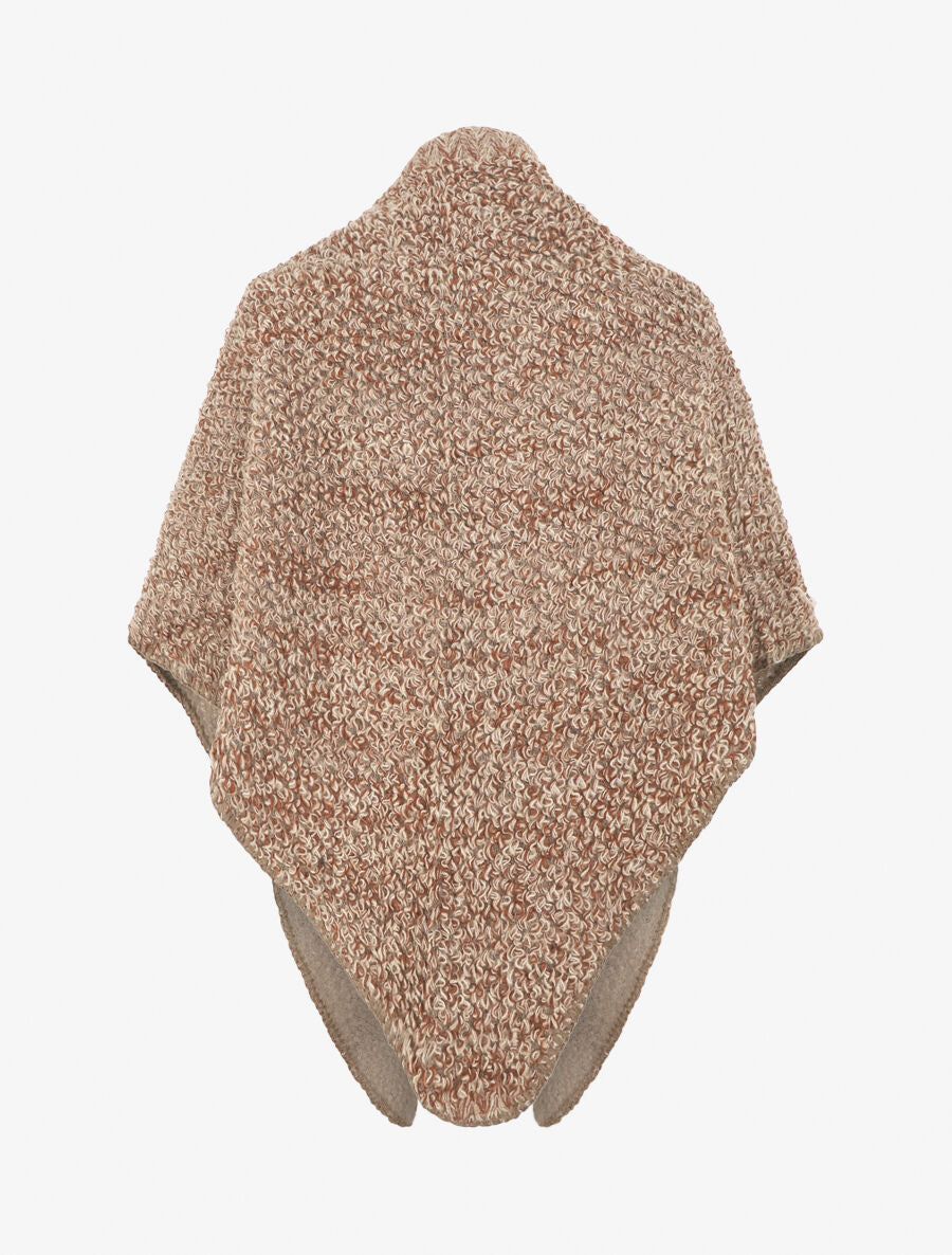 Châle uni reversible - Camel - 2