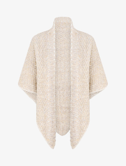 Châle uni reversible - Beige - 1