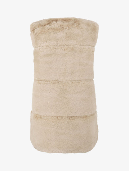 Veste à fermeture sanglée et zippée - Beige - 2