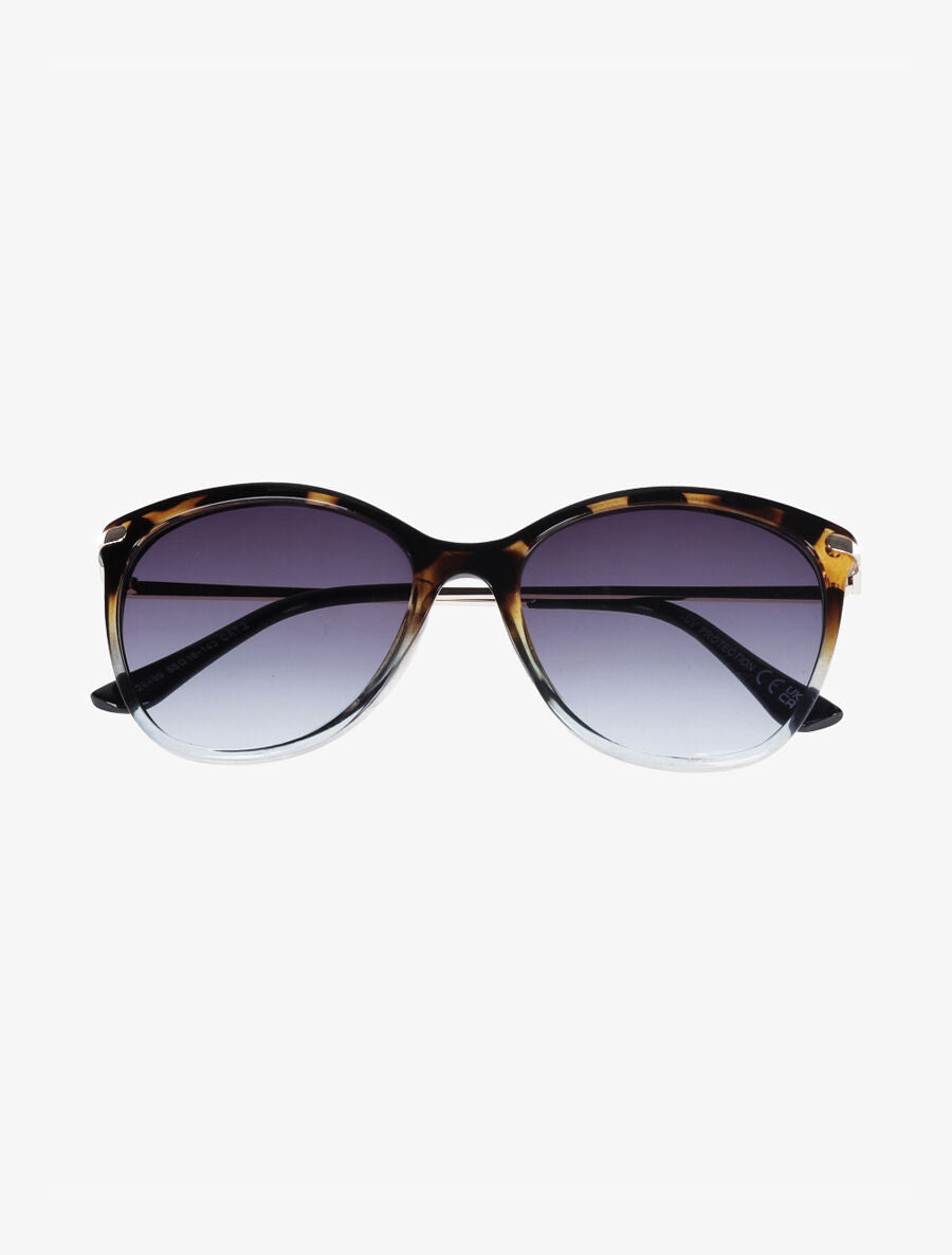 Lunettes de soleil rondes - Marron - 2