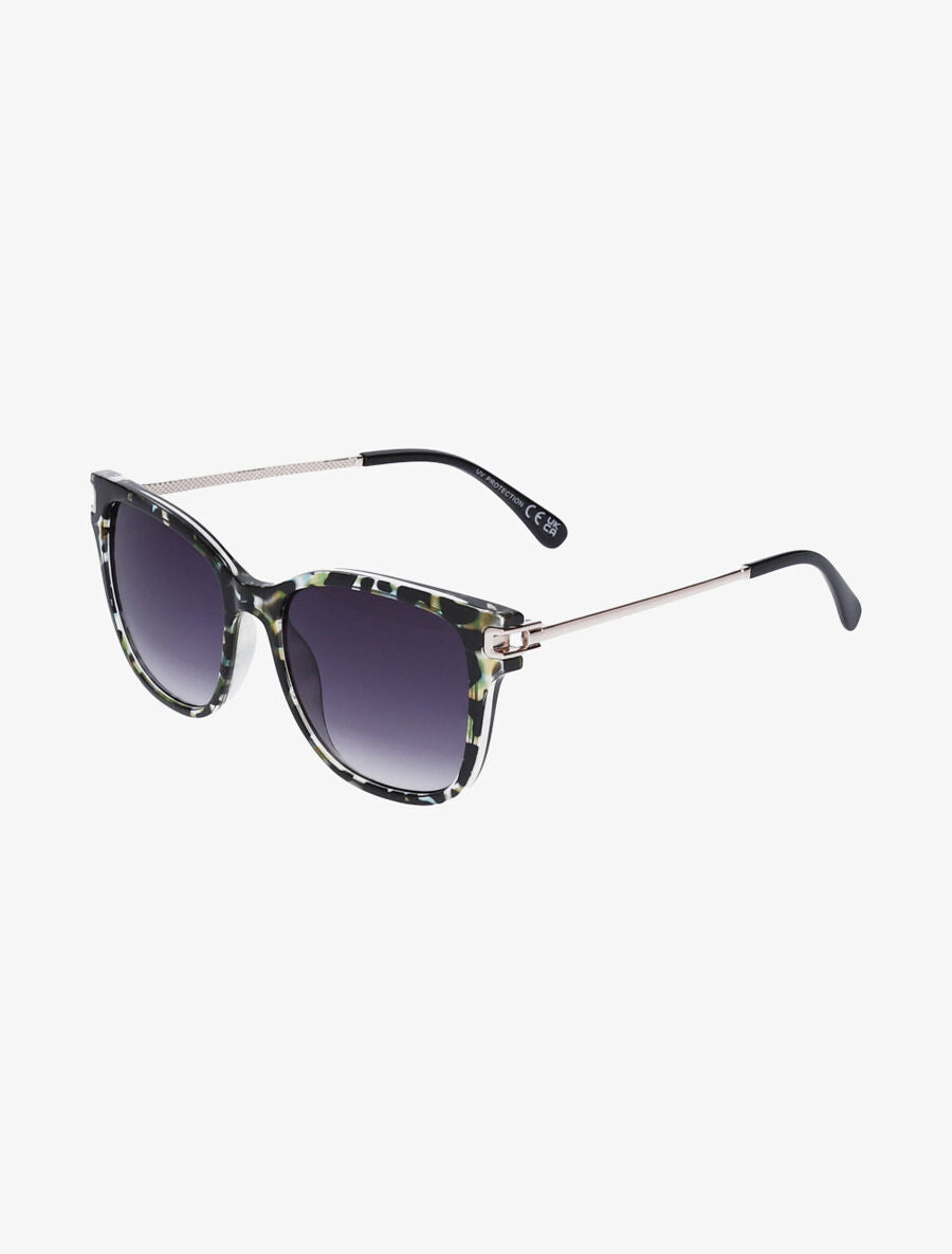 Lunettes de soleil forme carré - Vert - 1