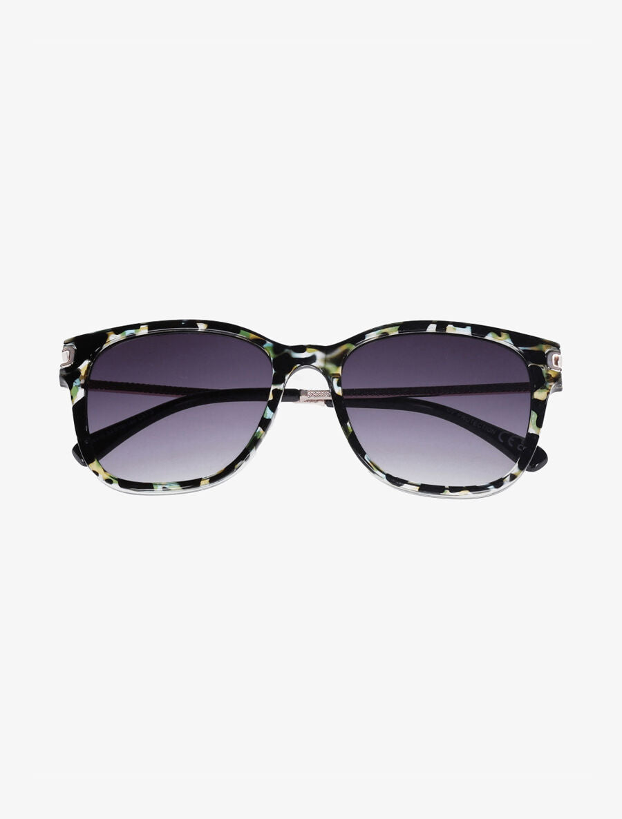 Lunettes de soleil forme carré - Vert - 2