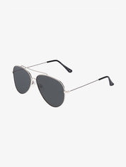 Lunettes de soleil aviateur - Noir/or - 3