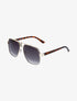 Lunettes de soleil monture métallique - Mauve/or - 3