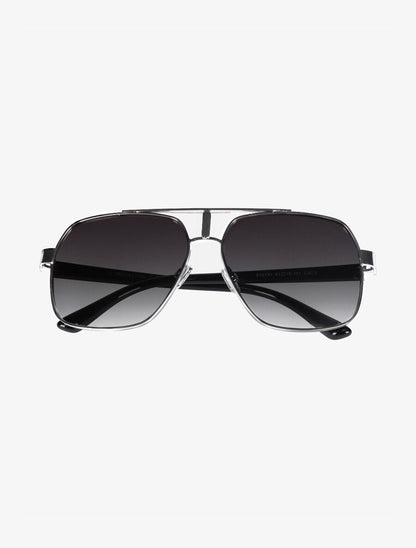 Lunettes de soleil monture métallique - Gris foncé - 2