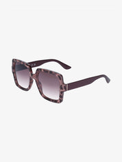 Lunettes de soleil carrées - Mauve - 1