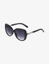 Lunettes de soleil oversize ronde - Noir - 1