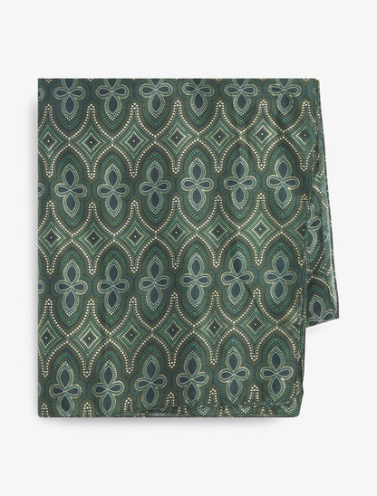 Foulard irisé à imprimé graphique - Vert - 2