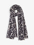 Echarpe moucheté léopard - Gris - 4