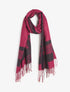Foulard irisé bandes imprimées - Pourpre - 1