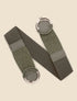 Ceinture macramé à double boucles - Kaki - 3