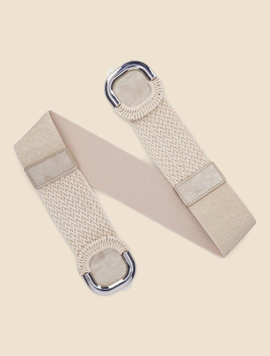 Ceinture macramé à boucle - Or - 3