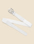 Ceinture élastiquée à boucle fantaisie - Blanc - 3