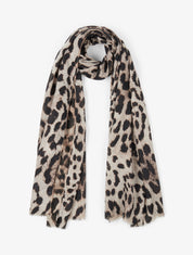 Foulard irisé imprimé léopard - Beige - 1