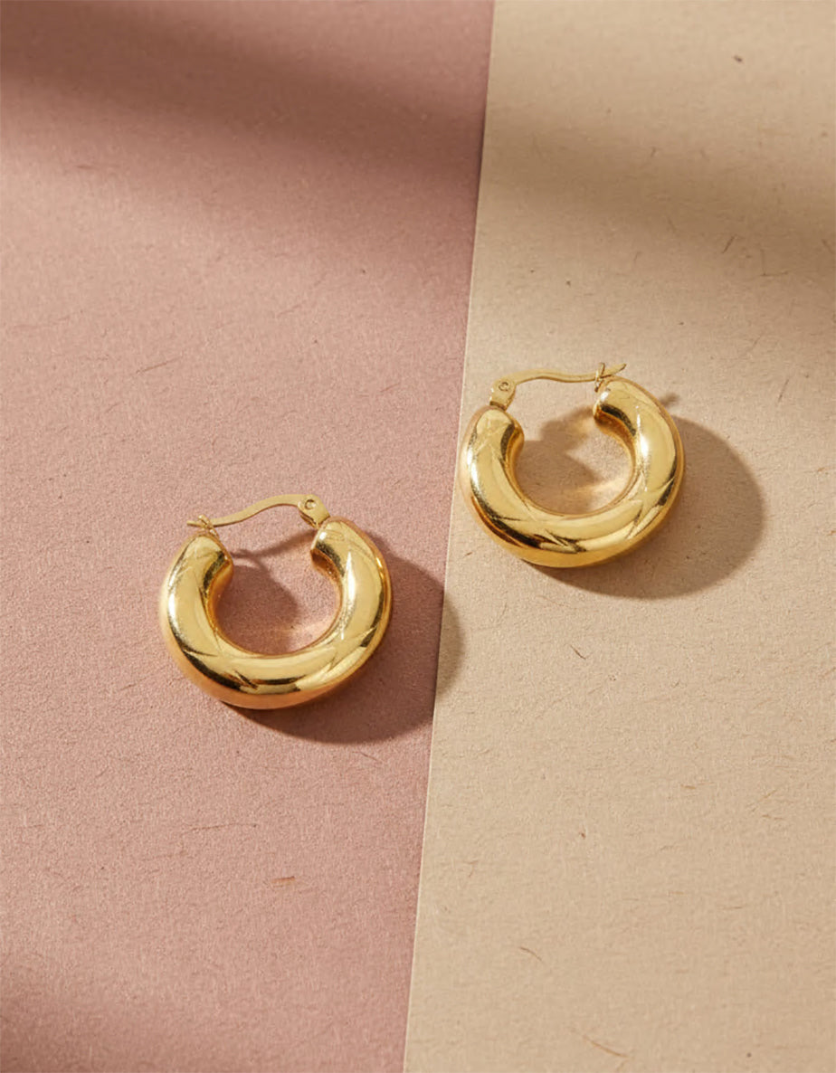 Créoles striées à - Or - 1