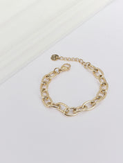 Bracelet en maille gravée - Or - 3
