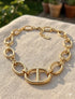 Collier à maillons ovales - Or - 1