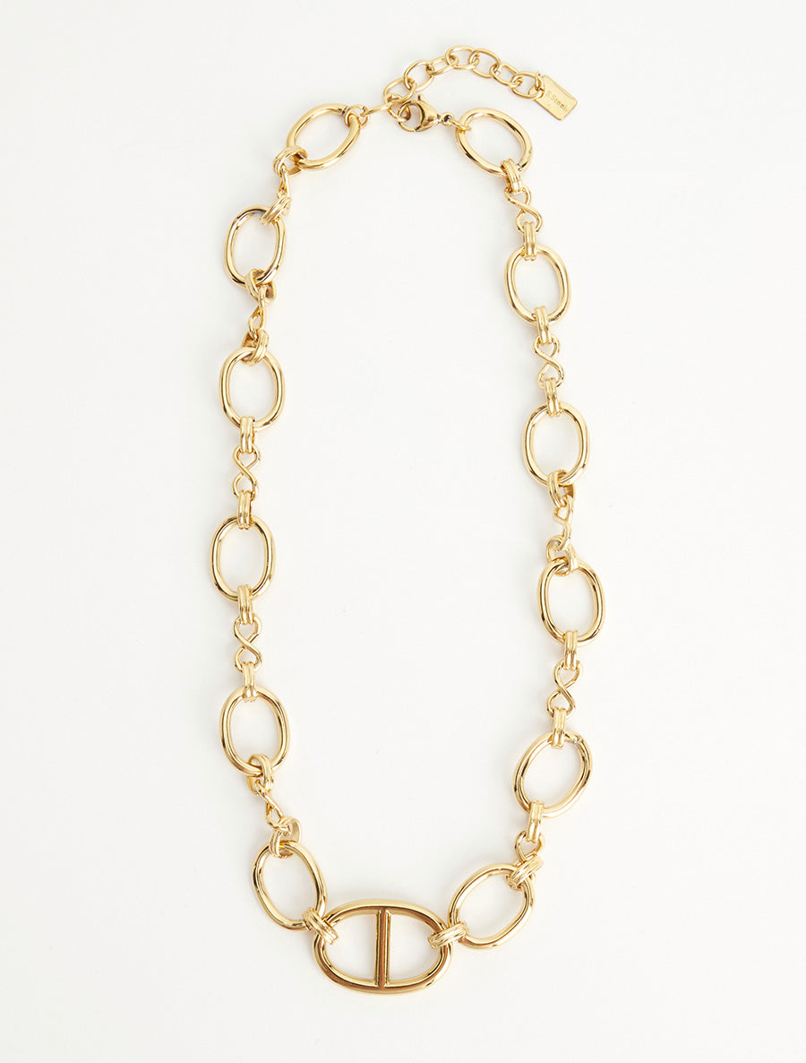 Collier à maillons ovales - Or - 2
