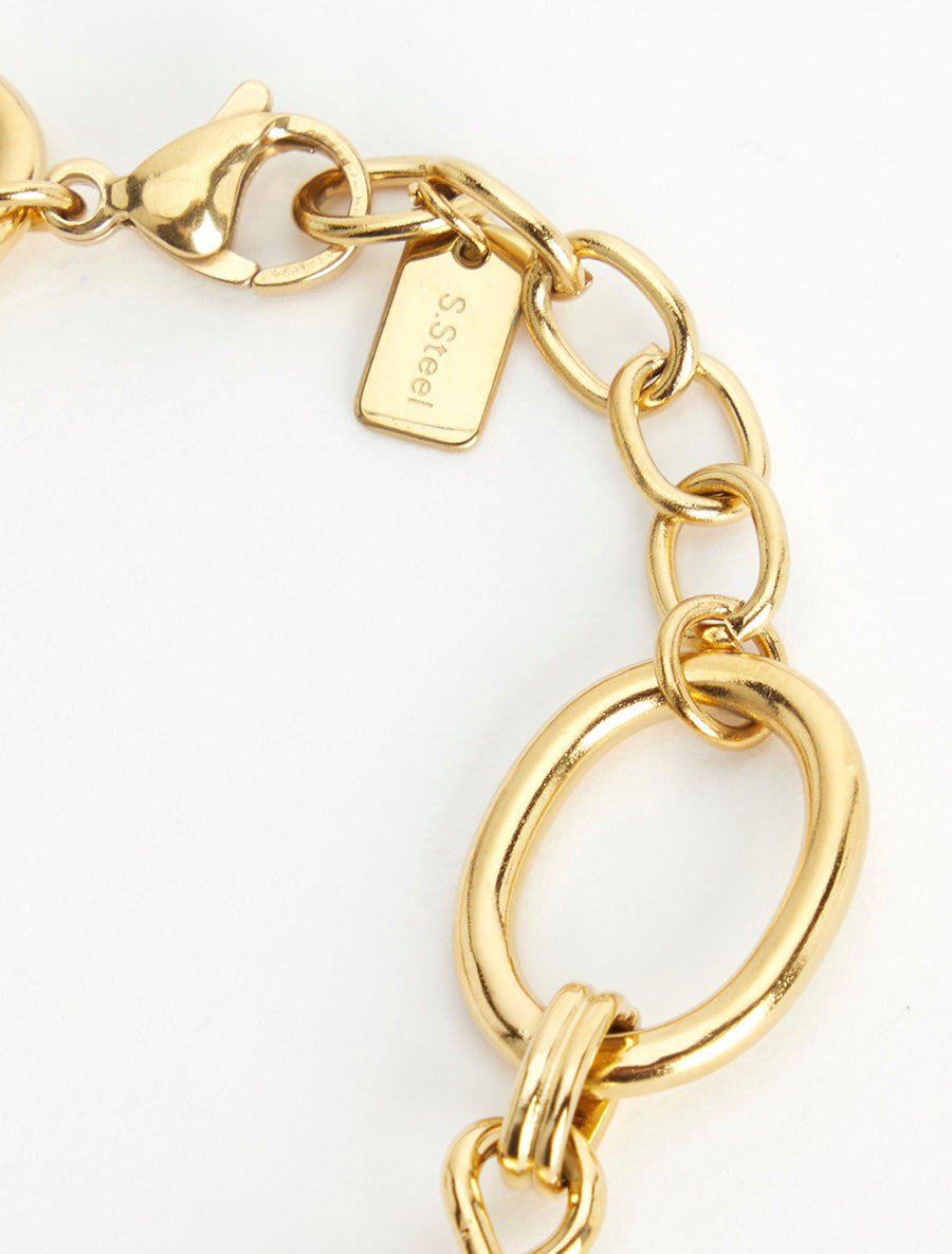 Bracelet à maillons ovales - Or - 3