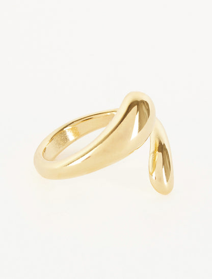 Bague torsadé et bombé - Or - 2