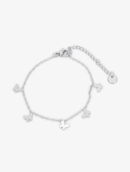 Bracelet à charms papillons - Argent - 2