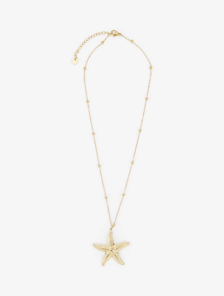 Collier motif étoile de mer - Or - 2