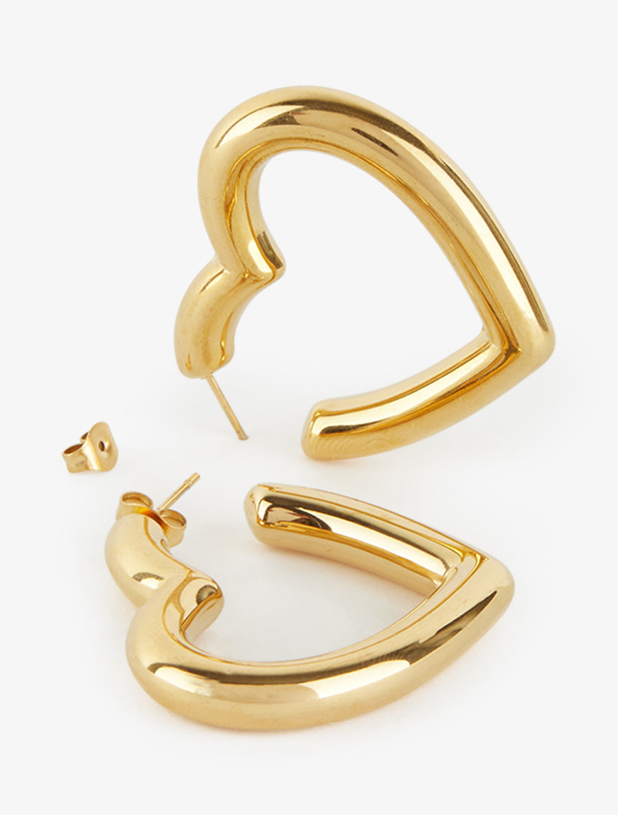 Créoles coeur - Or - 3